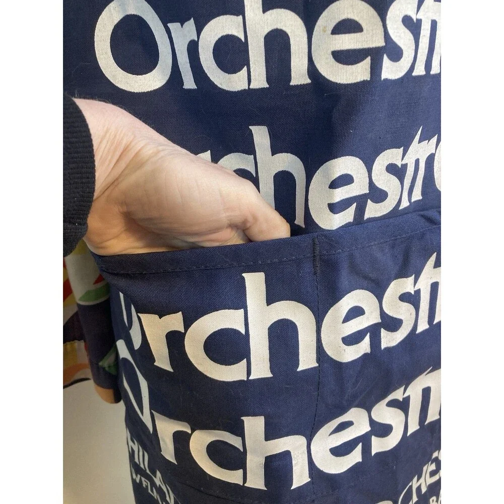 Classical Music Philadelphia Orchestra WFLN radio Chef Apron w/ 2 Pockets Cotton
